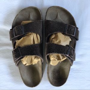 Birkenstock Betula Arizona Brown Leather Sandals